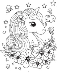 My Unicorn Colouring Book - A Drawing & Activity Book for Kids Ages 2+ (English)