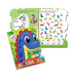 Dreamland Dinosaur Activity and Colouring - An Activity Book for Kids Ages 2+