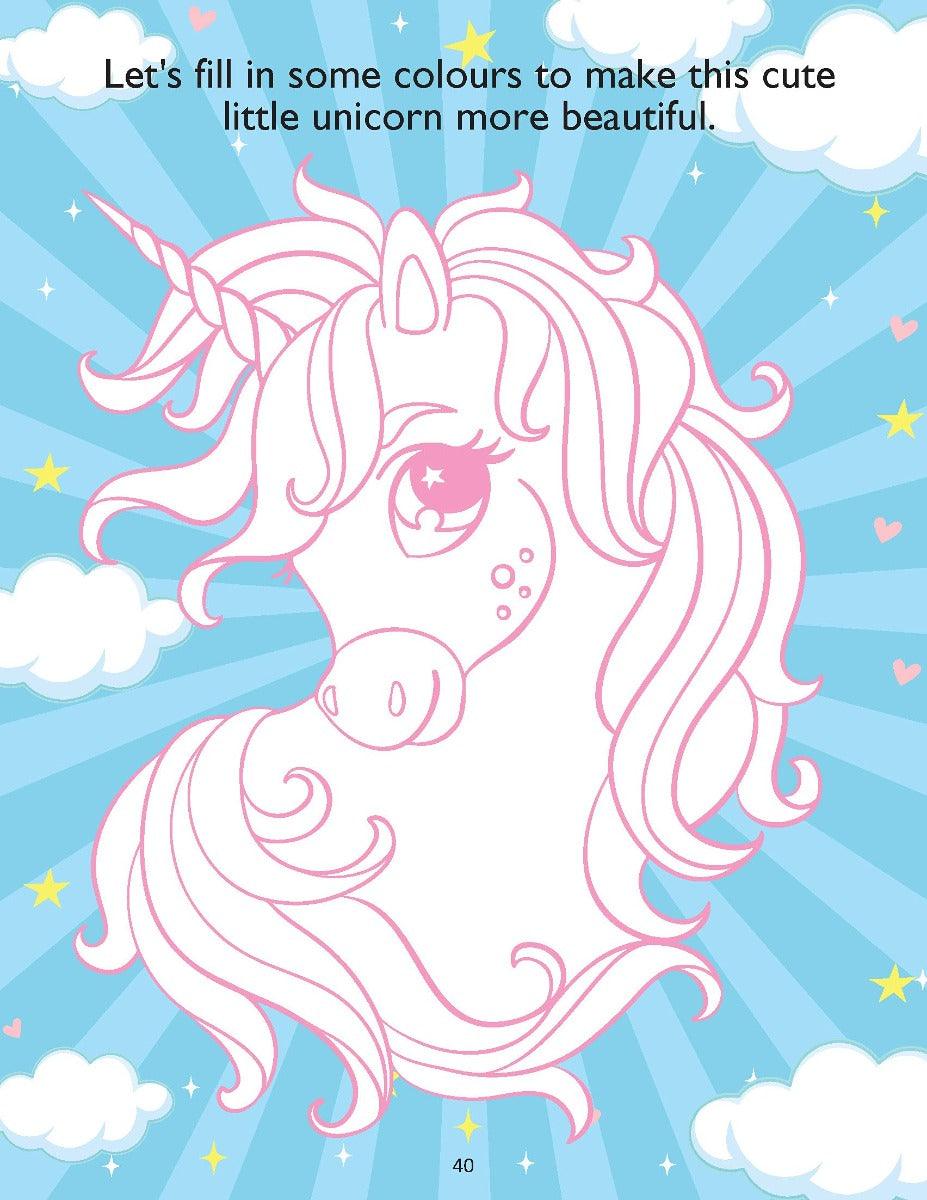 My Magical Unicorn Sticker and Activity Book for Children Ages 3 - 8 Years (English)