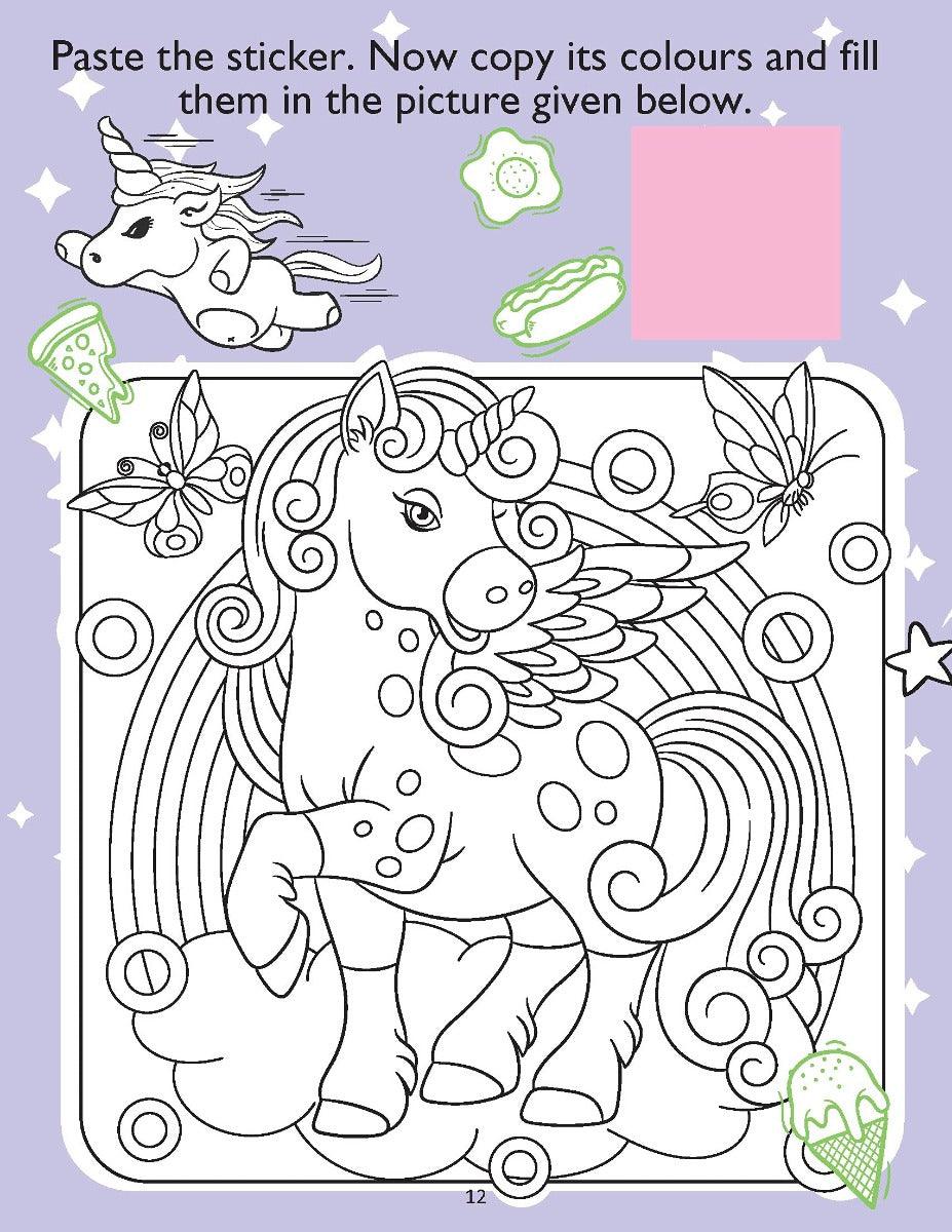 My Magical Unicorn Sticker and Activity Book for Children Ages 3 - 8 Years (English)