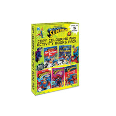 Dreamland Superman Copy Colouring and Activity Books Pack - A Drawing Painting & Colouring Book For Kids - A Pack of 5 Books(English)