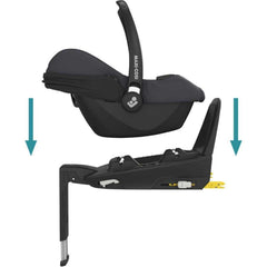 Maxi Cosi Tinca Infant Carrier Essential Graphite - Infant Carrier For Ages 0- 1 Years