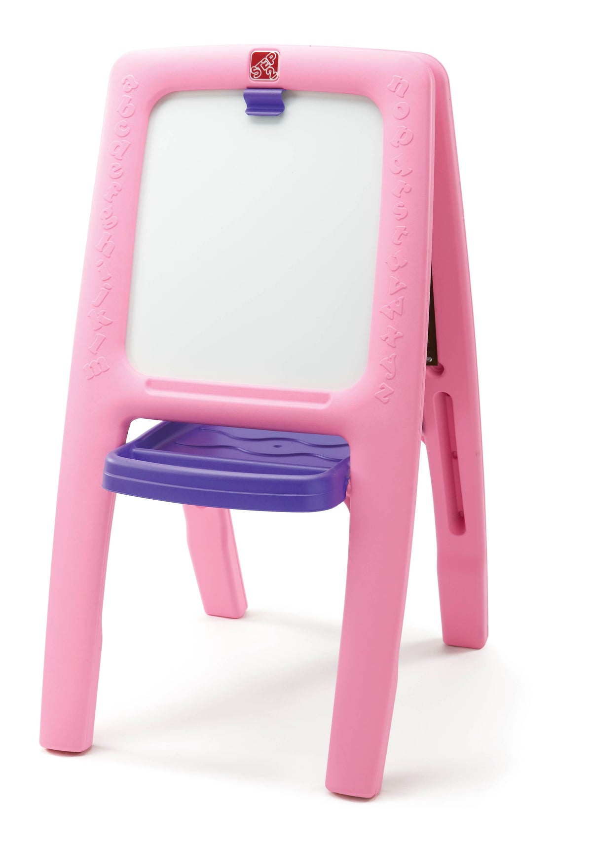 Step2 Easel for Two Double-Sided Art Easel with Magnetic Letters & Numbers Accessory Set for Kids, Pink - FunCorp India