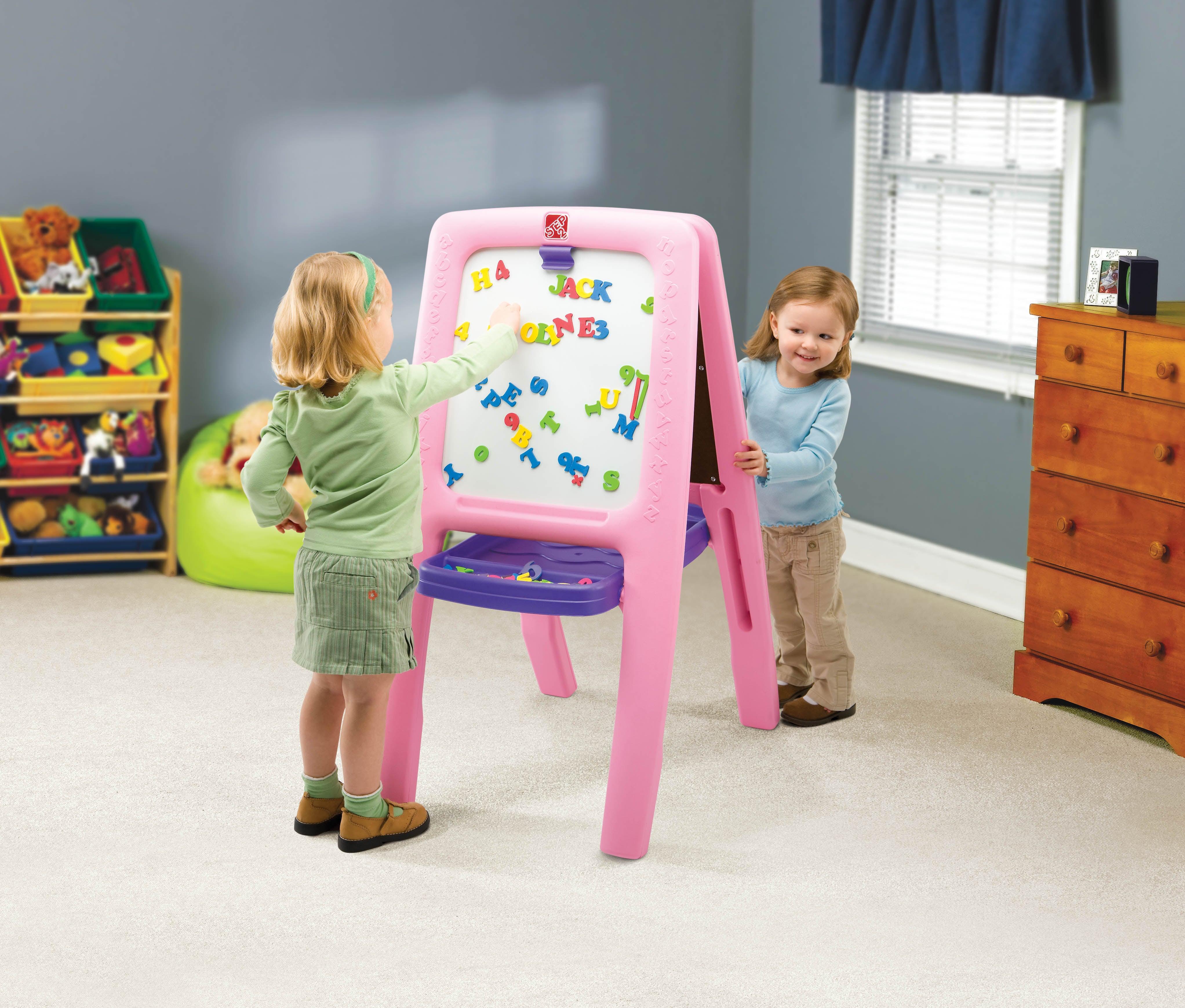 Two Level Eisel Buy Step2 Easel for Two Double-Sided Art Easel with Magnetic Letters ...