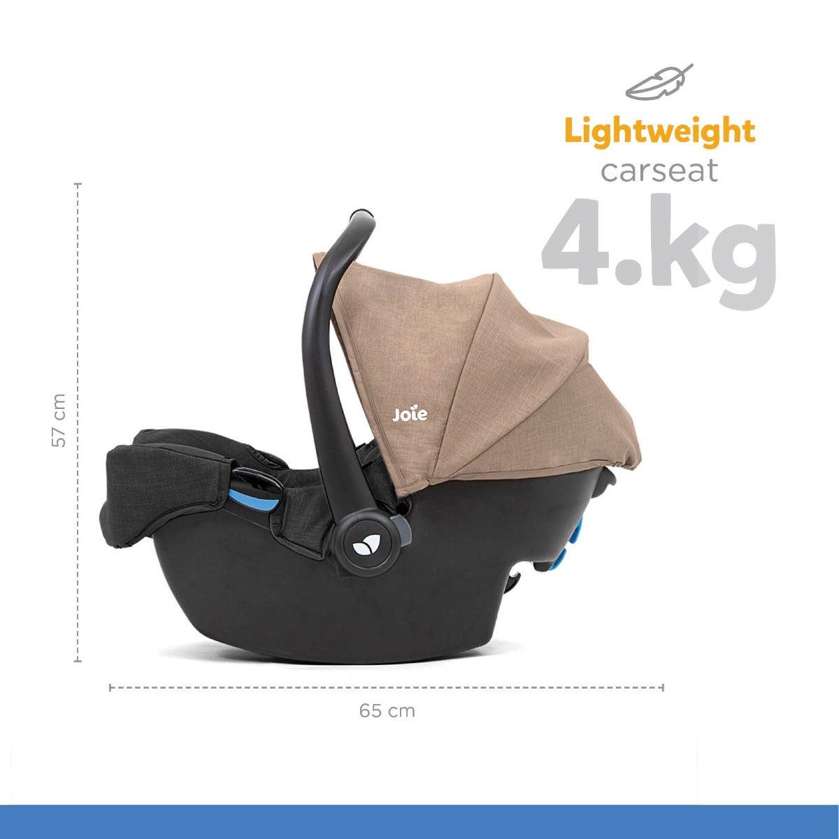 Joie Gemm Infant Carrier Mushroom - Suitable Rearward Facing Birth for Ages 0-1 Years