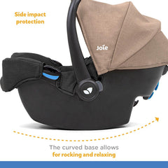 Joie Gemm Infant Carrier Mushroom - Suitable Rearward Facing Birth for Ages 0-1 Years