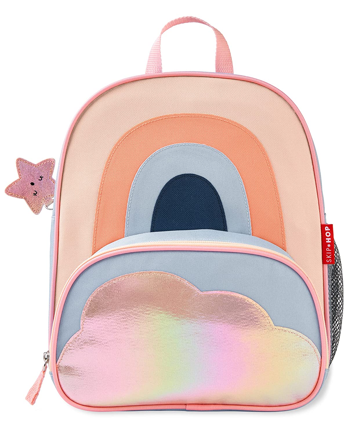 Skip Hop Back To School Spark Style Big Kid Backpack, Rainbow for Kids Ages 3-7 Years