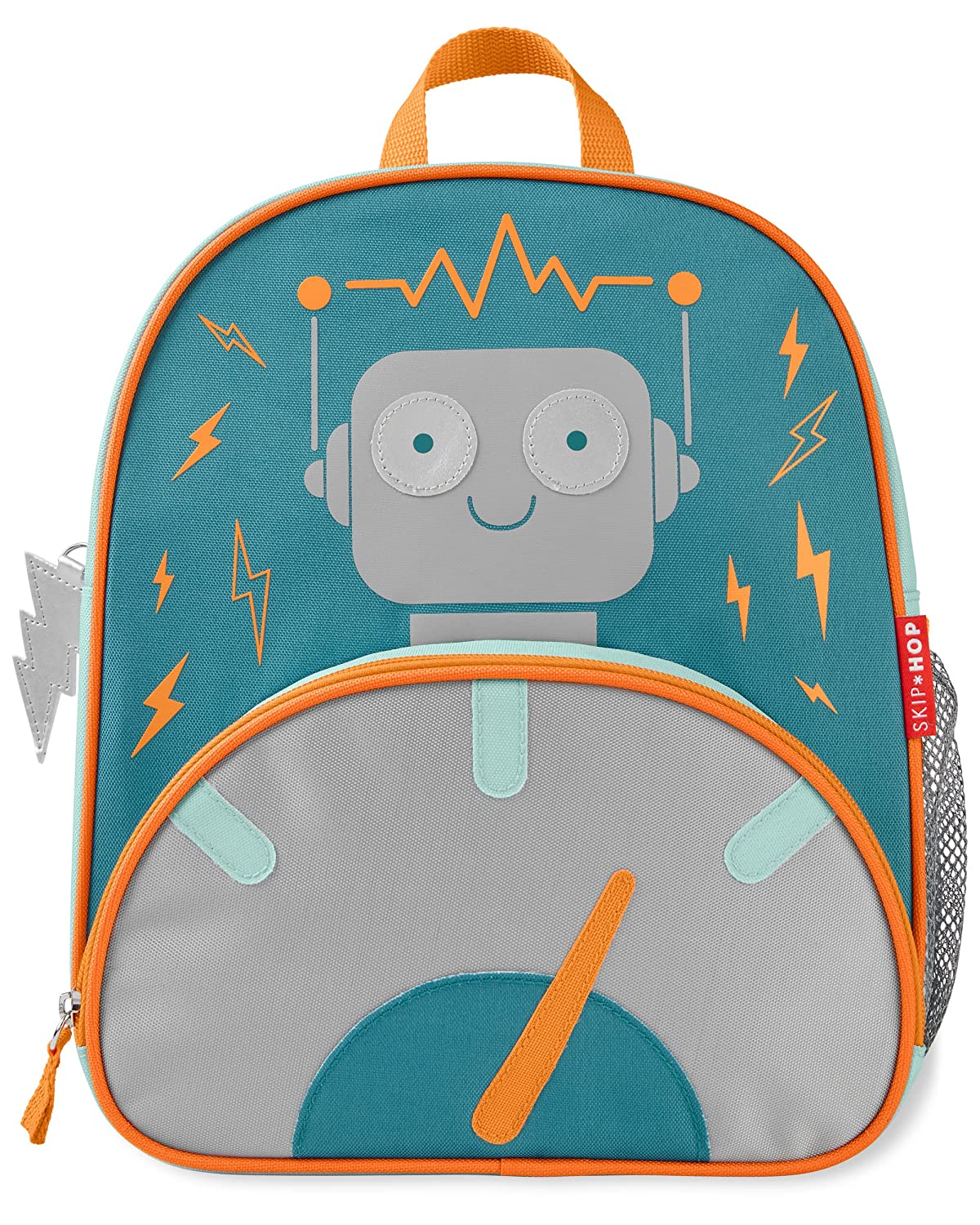 Skip Hop Back To School Spark Style Big Kid Backpack, Robot for Kids Ages 3-7 Years