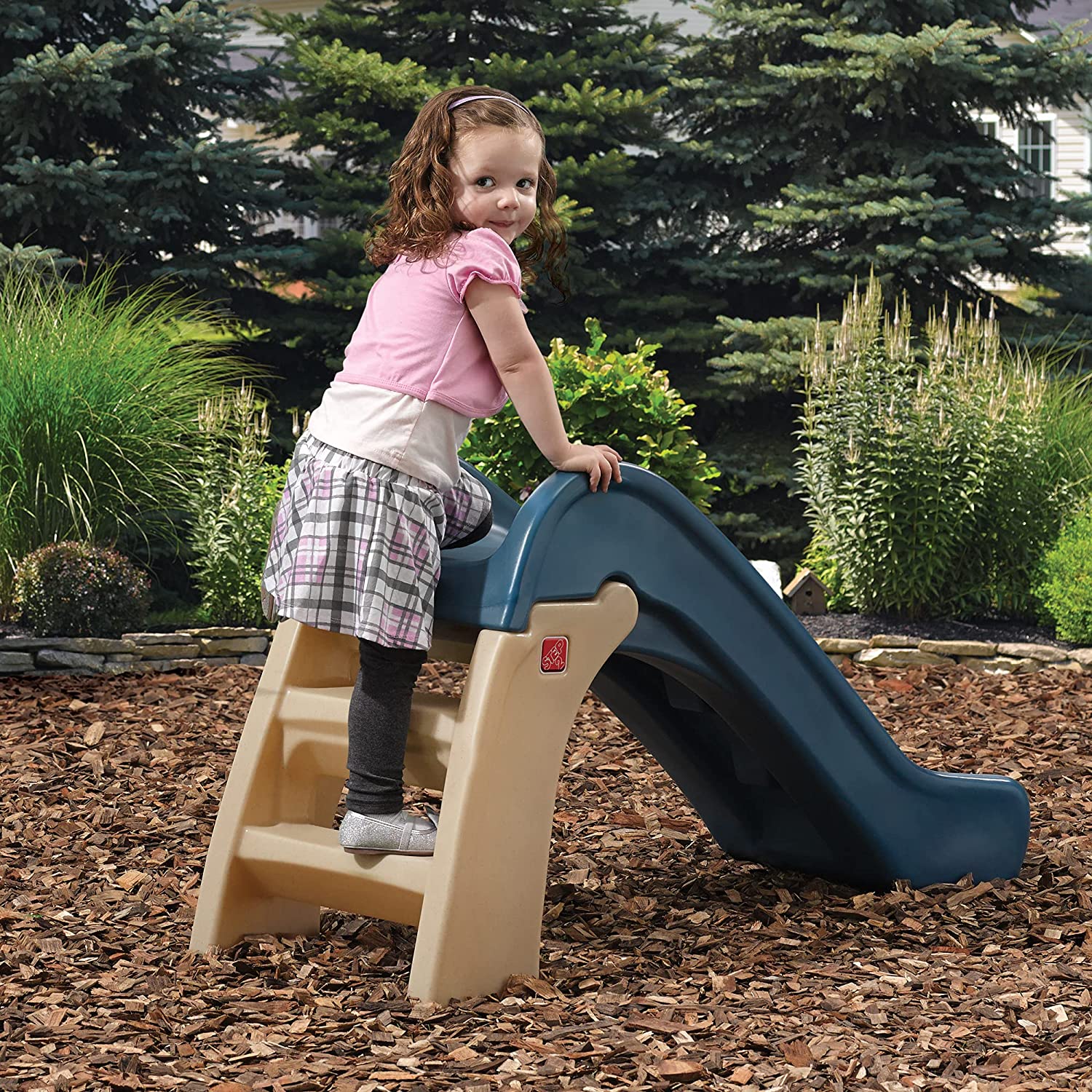 Buy Step2 Play and Fold Jr. Kids Slide Indoor and Outdoor Foldable ...