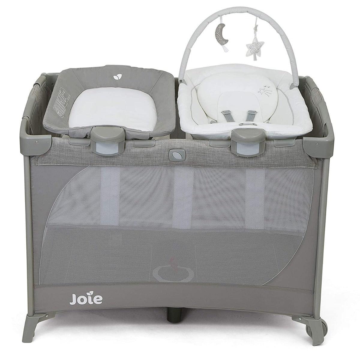 Joie Commuter Change & Bounce Baby Cot Starry Night - Playard For Ages 0-3 Years