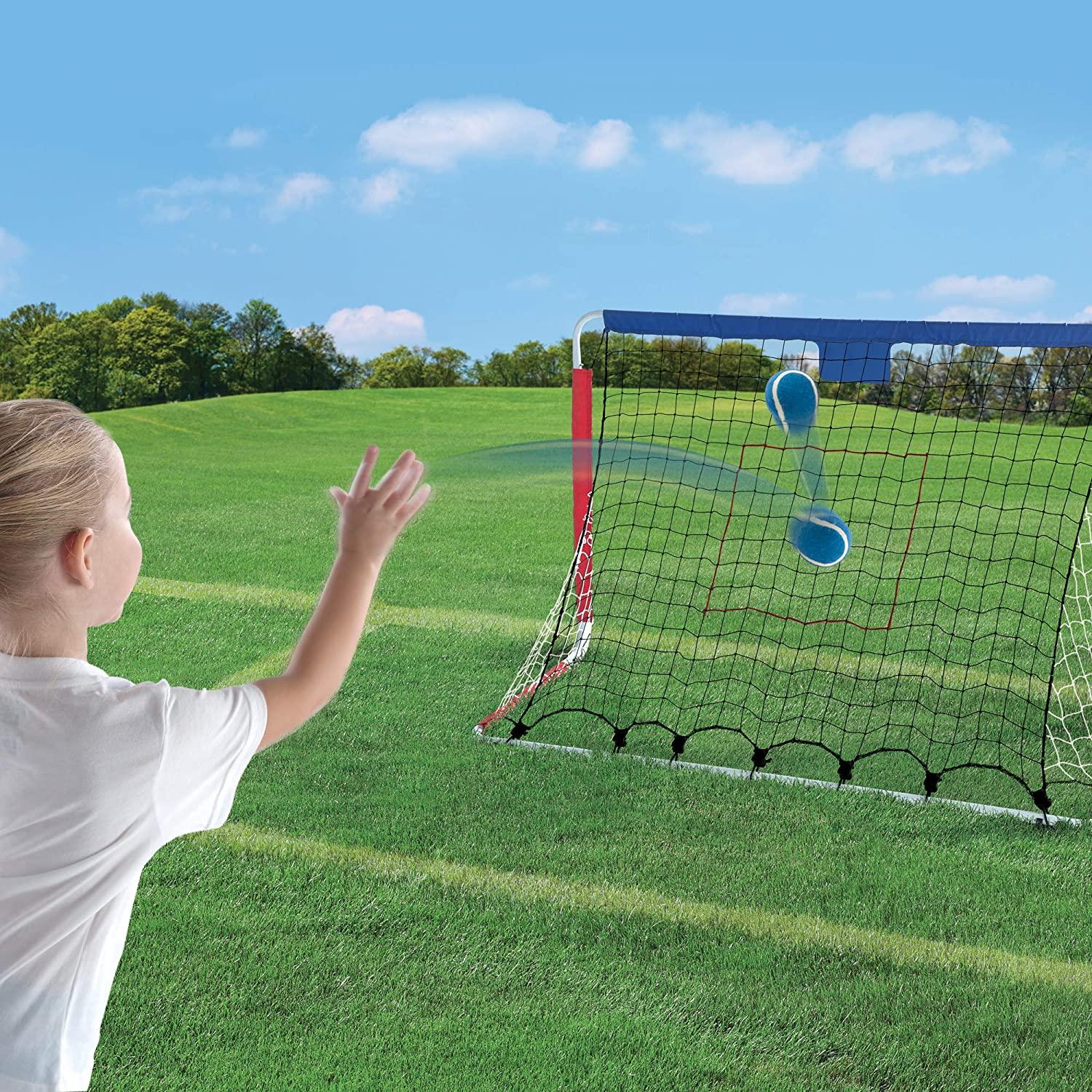 Step2 Kickback Soccer Goal and Pitch Back Outdoor Set for Kids - FunCorp India