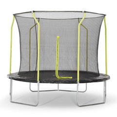 Plum 10ft Junior Trampoline and Enclosure with Safety Net - Indoor & Outdoor Trampoline for Ages 6-14 Years
