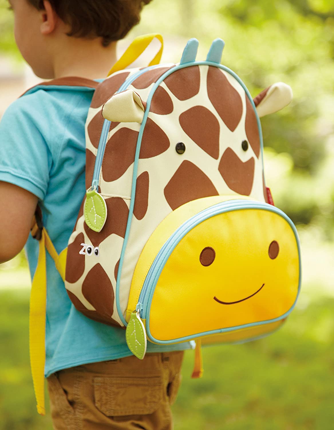 Skip Hop Zoo Little Kid Backpack, Giraffe for Kids Ages 3-6 Years