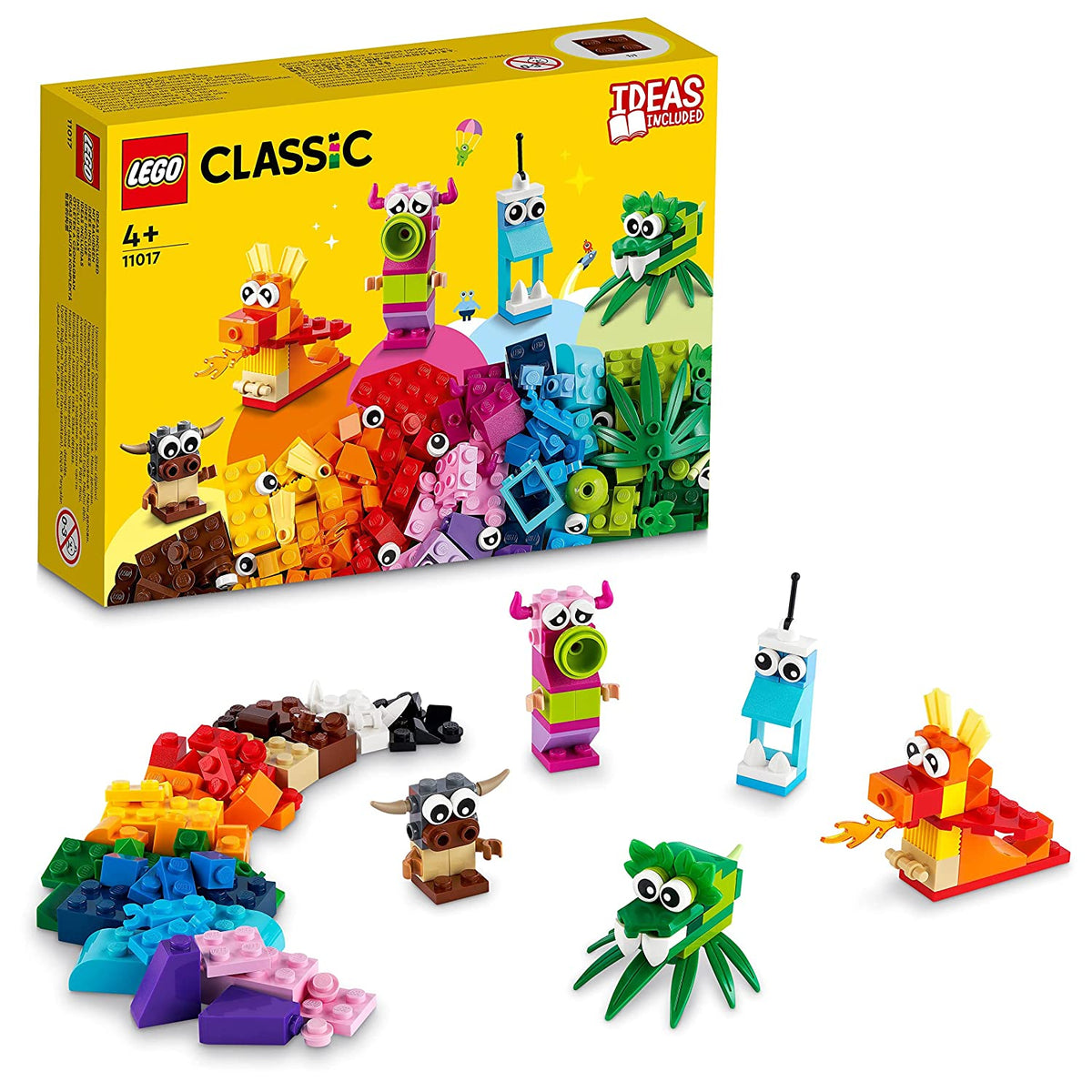 LEGO Classic Creative Monsters with 5 Toy Figures Building Kit For Ages 4+