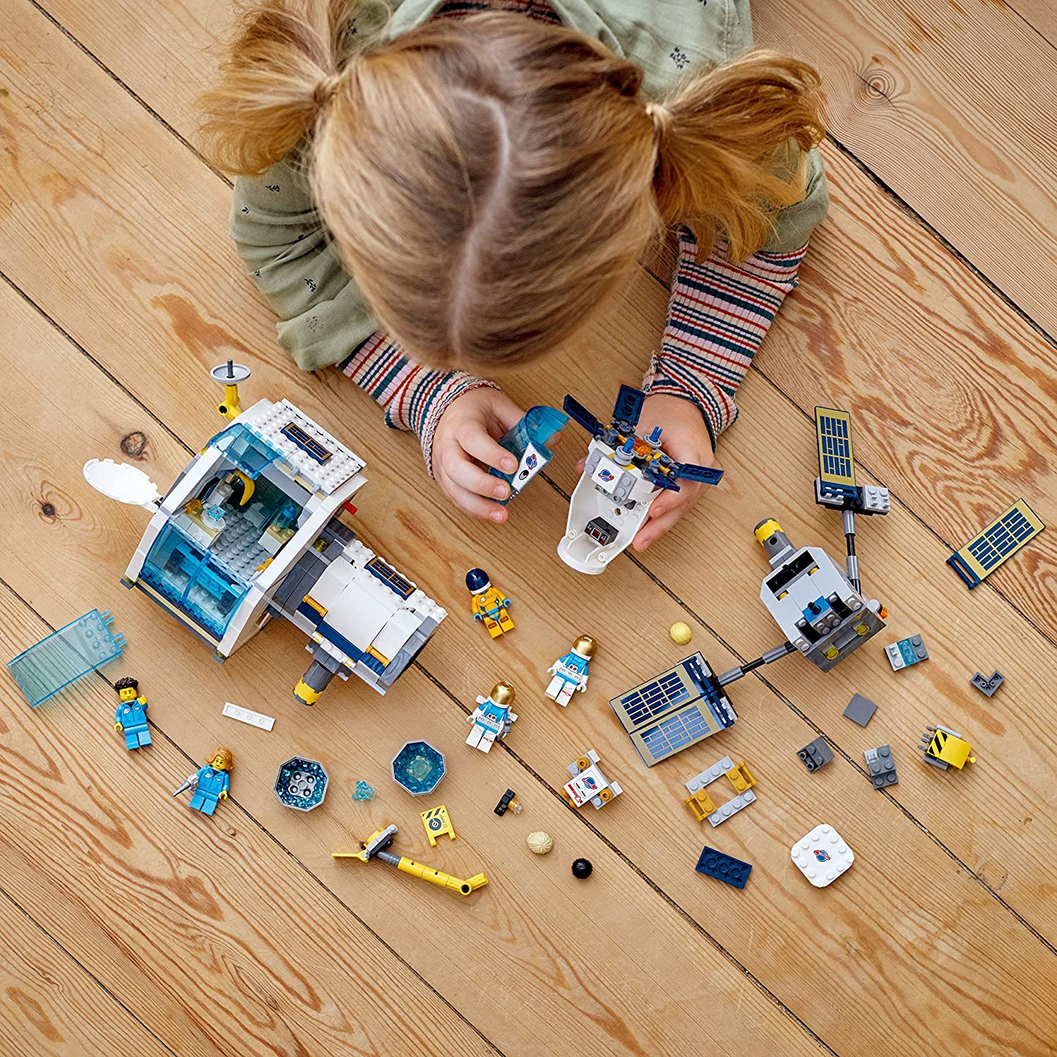LEGO City Lunar Space Station Building Kit For Ages 6+