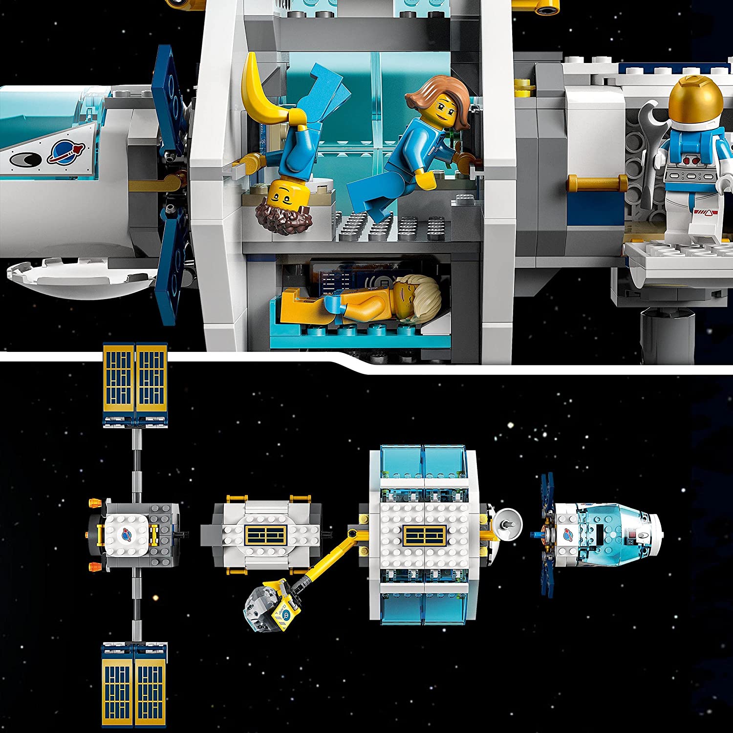 LEGO City Lunar Space Station Building Kit For Ages 6+