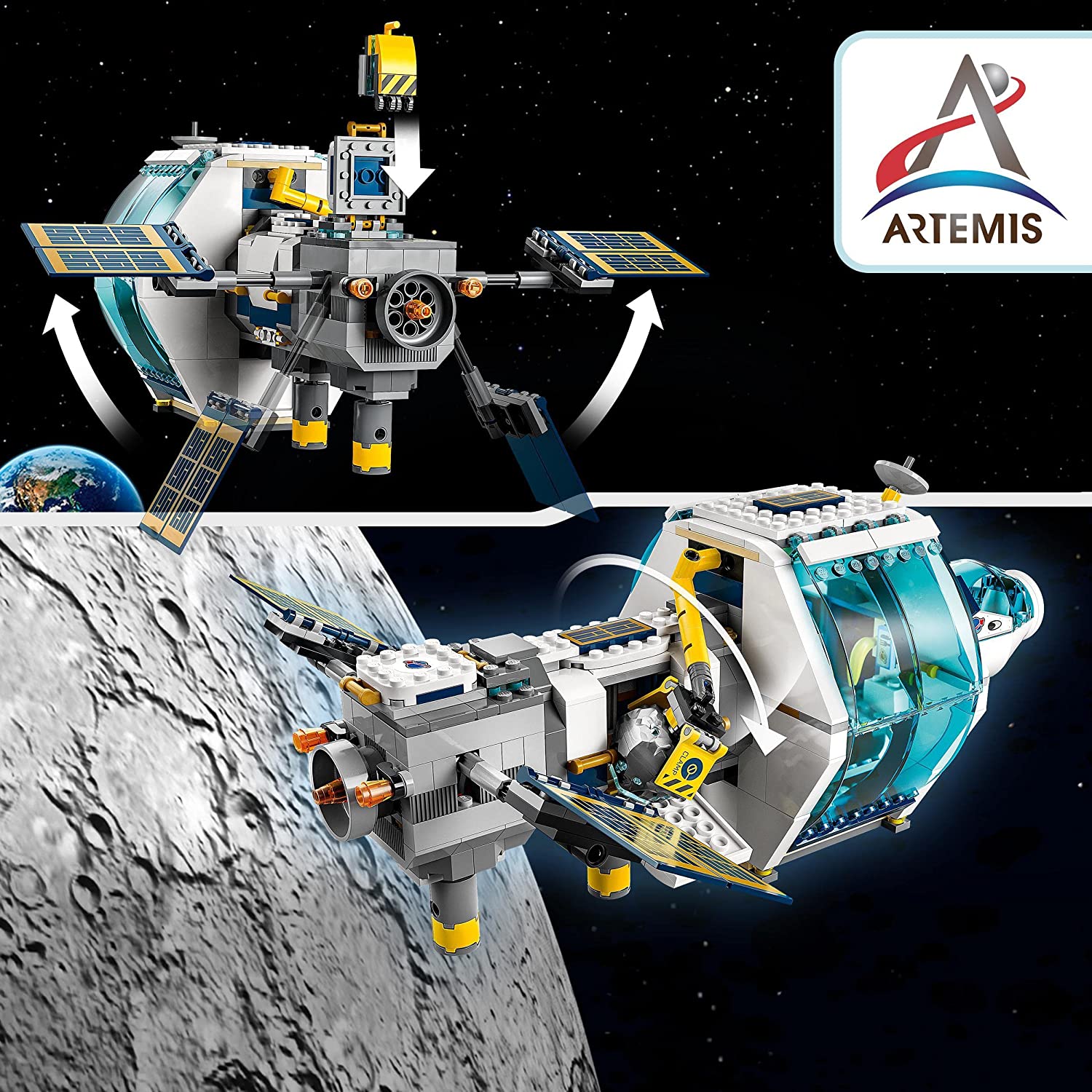 LEGO City Lunar Space Station Building Kit For Ages 6+