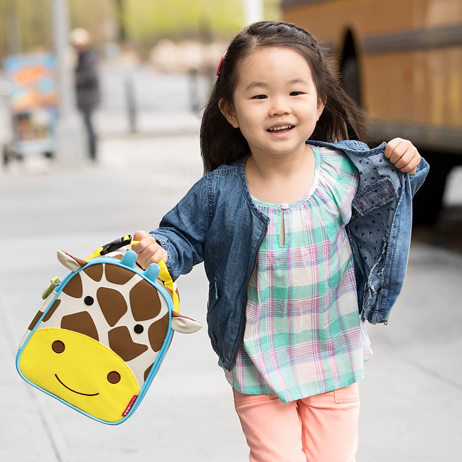 Skip Hop Zoo Lunchie Insulated Kids Lunch Bag, Giraffe for Kids Ages 3+