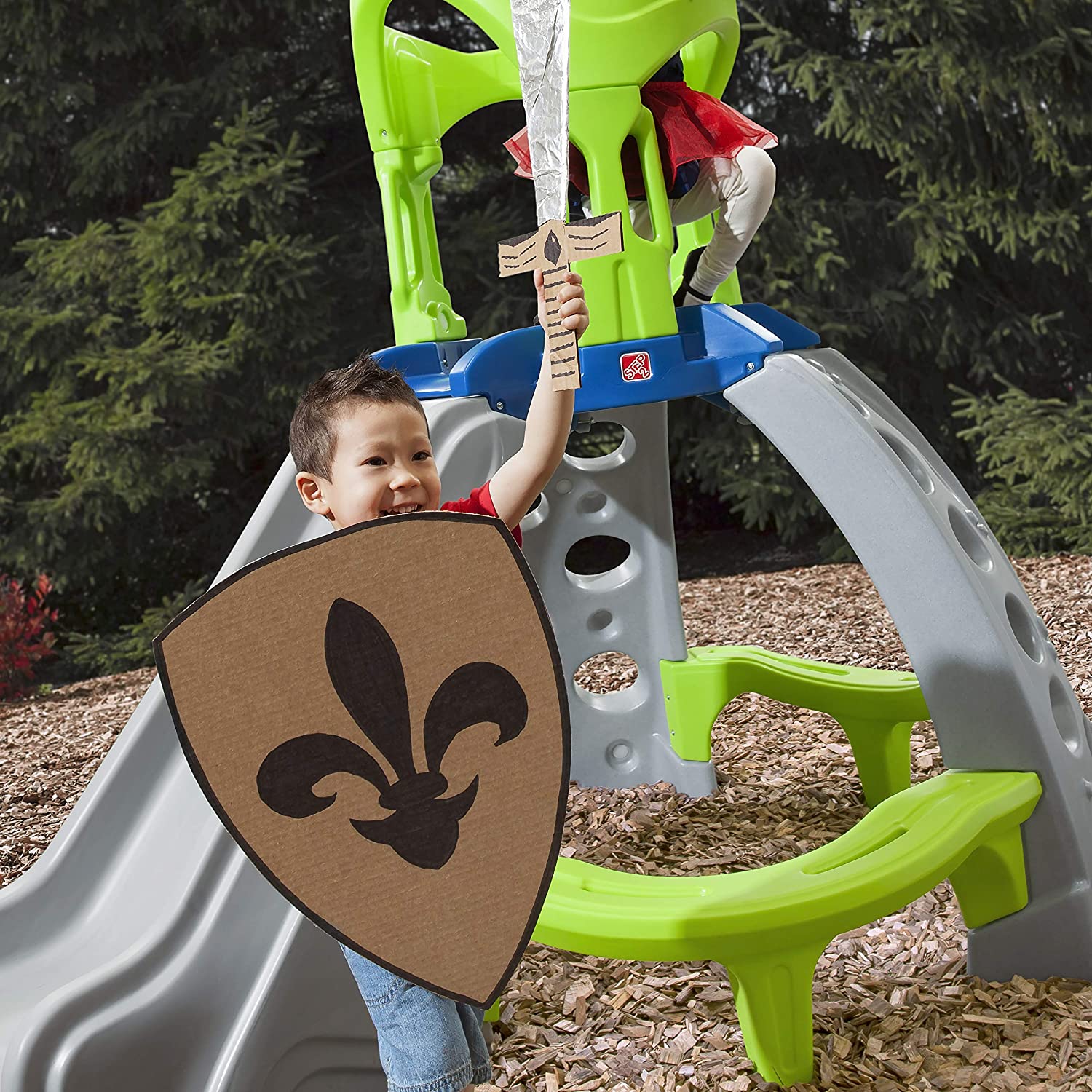 Step2 Castle Top Mountain Climber Outdoor Play Toy for Kids