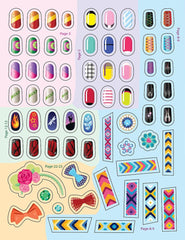 Nail Art and Hair Style- Create and Colour Your Own Nail Art with 150 Glitter Stickers - An Activity Book for Kids Ages 5+ (English)