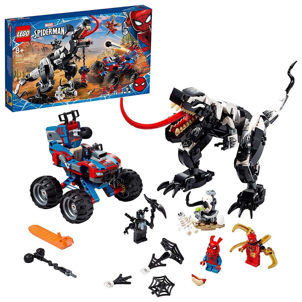 LEGO Super Heroes Marvel Spider-Man Venomosaurus Ambush Building Set
