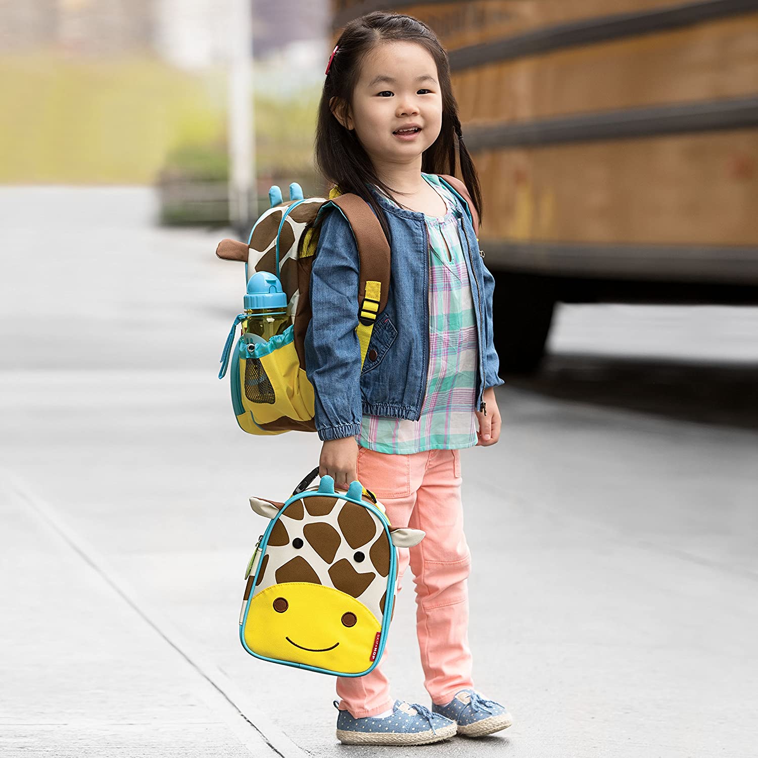 Skip Hop Zoo Lunchie Insulated Kids Lunch Bag, Giraffe for Kids Ages 3+