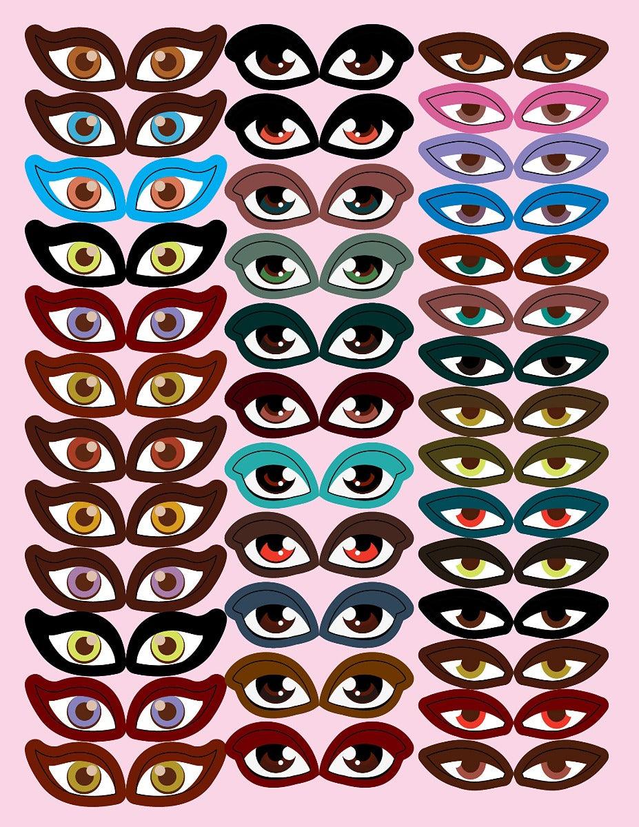 Make A Pretty Face with 100+ Stickers - Interactive Book for Kids Ages 5+ (English)