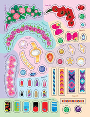 Nail Art and Hair Style- Create and Colour Your Own Nail Art with 150 Glitter Stickers - An Activity Book for Kids Ages 5+ (English)