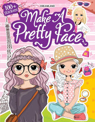 Make A Pretty Face with 100+ Stickers - Interactive Book for Kids Ages 5+ (English)