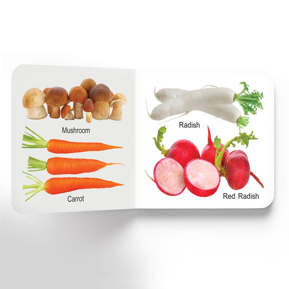 Dreamland Lovely Board Books Vegetables - An Early Learning Book For Kids (English)