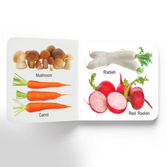 Dreamland Lovely Board Books Vegetables - An Early Learning Book For Kids (English)