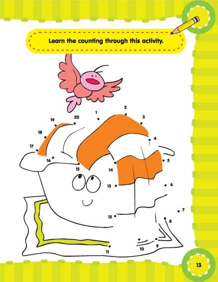 Dreamland Fun with Dot to Dot Part 1 - An Interactive & Activity Book For Kids (English)