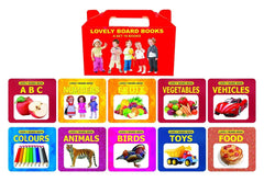 Dreamland Lovely Board Books Gift Pack - An Early Learning Book For Kids - Pack of 10 Books(English)