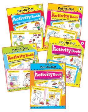 Dreamland Fun with Dot to Dot - An Interactive & Activity Book For Kids - Pack of 5 Titles(English)
