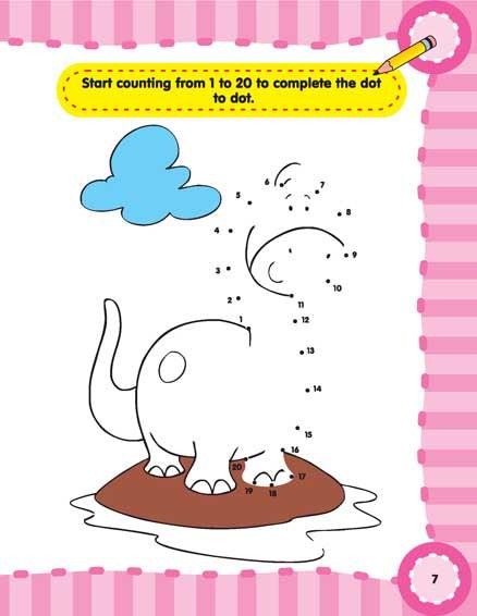 Dreamland Fun with Dot to Dot - An Interactive & Activity Book For Kids - Pack of 5 Titles(English)