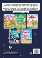 Dreamland Pop-Out In the Space With 3D Models Colouring Stickers - An Interactive & Activity Book For Kids (English)
