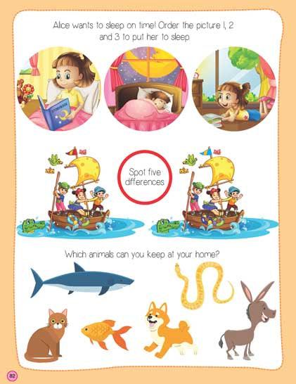 Dreamland Brain Games Series - An Interactive & Activity Book For Kids - Set of 4 Books(English)