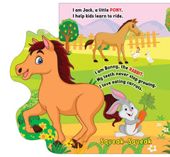 Dreamland Flap Book- At the Farm - An Interactive & Activity Book For Kids (English)