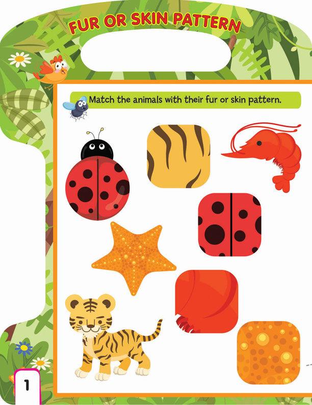 Dreamland Write and Wipe Book - Animals - An Early Learning Book For Kids (English)