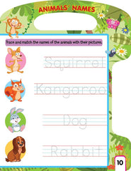 Dreamland Write and Wipe Book - Animals - An Early Learning Book For Kids (English)