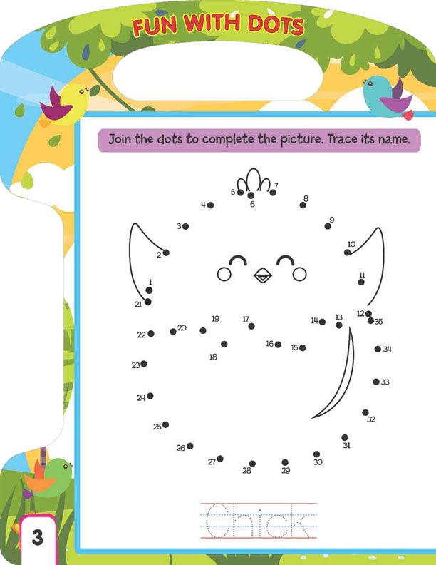 Dreamland Write and Wipe Book - Birds - An Early Learning Book For Kids (English)