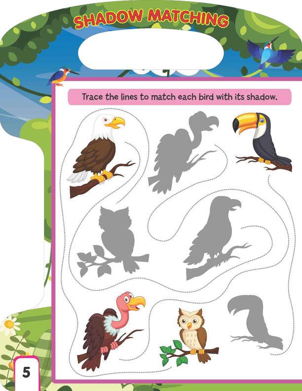 Dreamland Write and Wipe Book - Birds - An Early Learning Book For Kids (English)