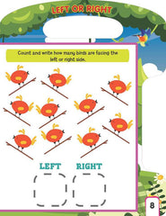 Dreamland Write and Wipe Book - Birds - An Early Learning Book For Kids (English)