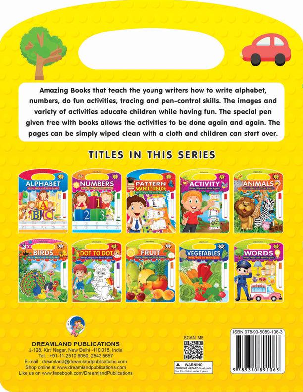 Dreamland Write and Wipe Book - Words - An Early Learning Book For Kids (English)
