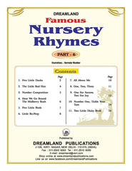 Dreamland Famous Nursery Rhymes Part 6 - An Early Learning Book For Kids (English)