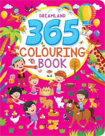 Dreamland 365 Colouring Book - A Drawing Painting & Colouring Book For Kids (English)
