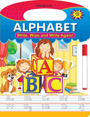 Dreamland Write and Wipe Book - Alphabets - An Early Learning Book For Kids (English)