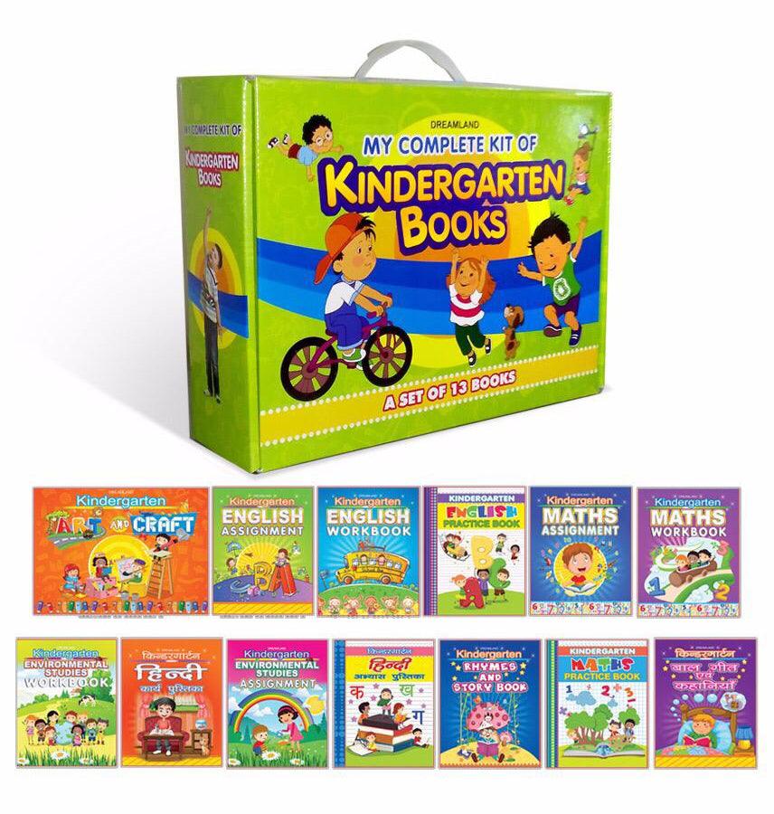Dreamland My Complete Kit of Kindergarten Books - An Early Learning Book For Kids - Set of 13 Books(English)