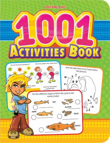 Dreamland 1001 Activities Book - An Interactive & Activity Book For Kids (English)