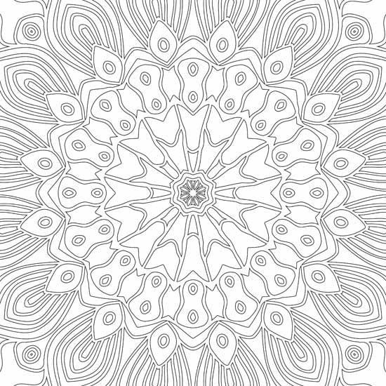 Dreamland Refreshing Mandala 1 Colouring Book - A Drawing Painting & Colouring Book For Adults (English)